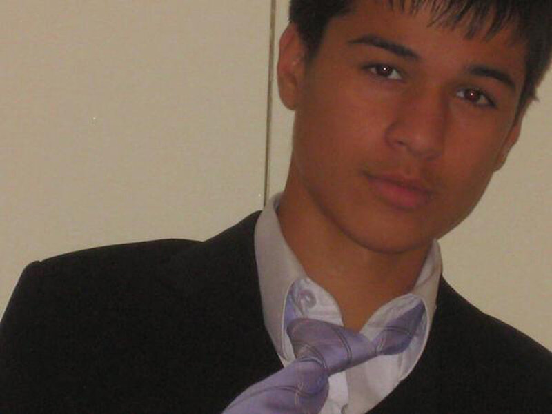 Young Man in Suit — Black