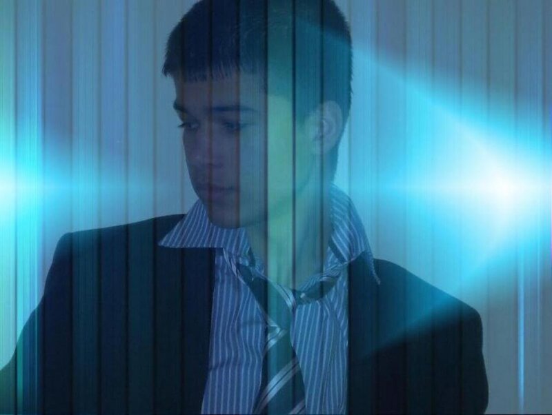 Young Man in Suit — Blue