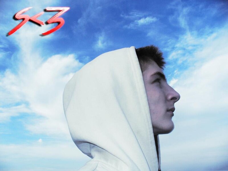 Young Man in White Hoodie