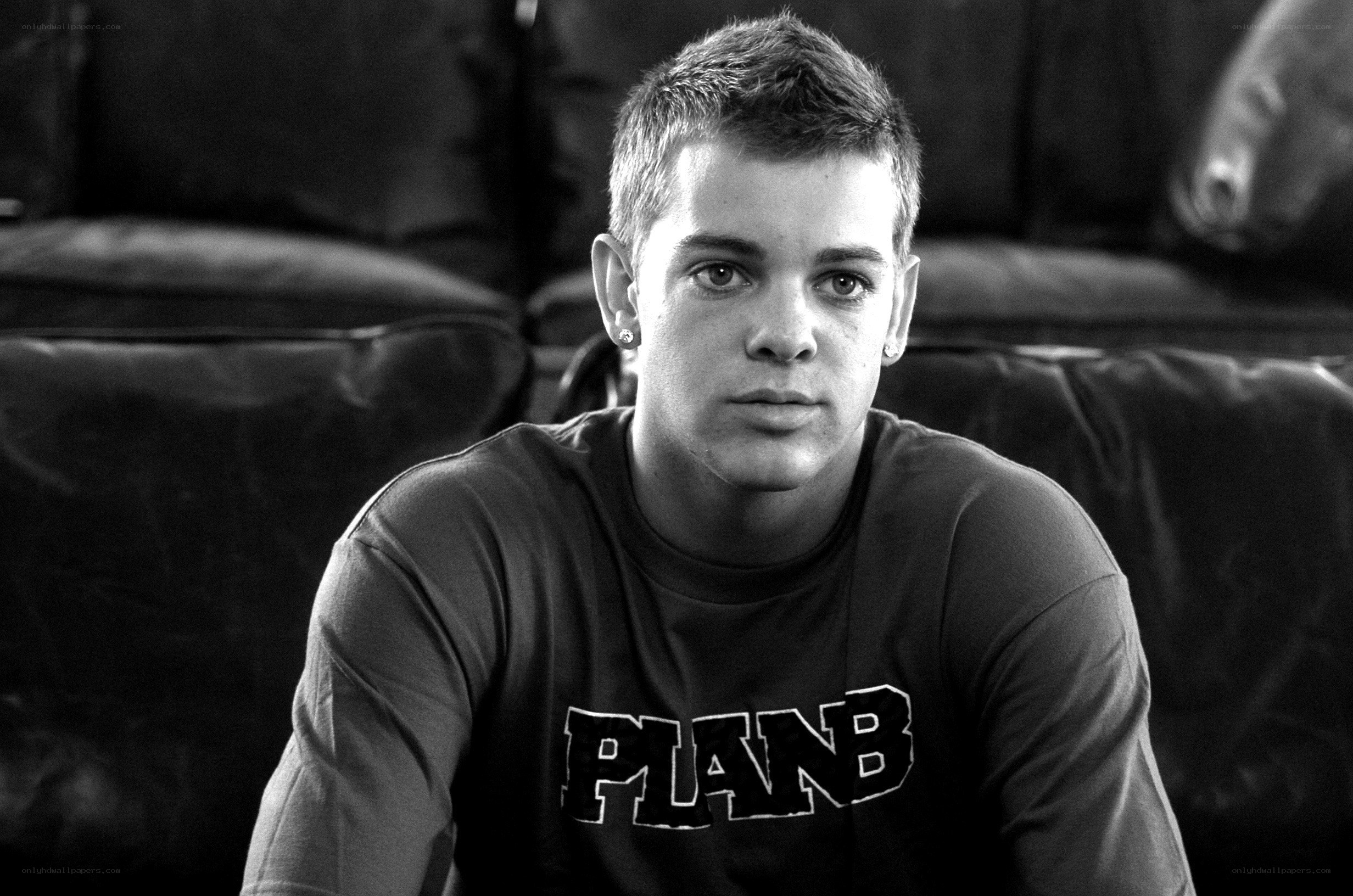 young man on a couch