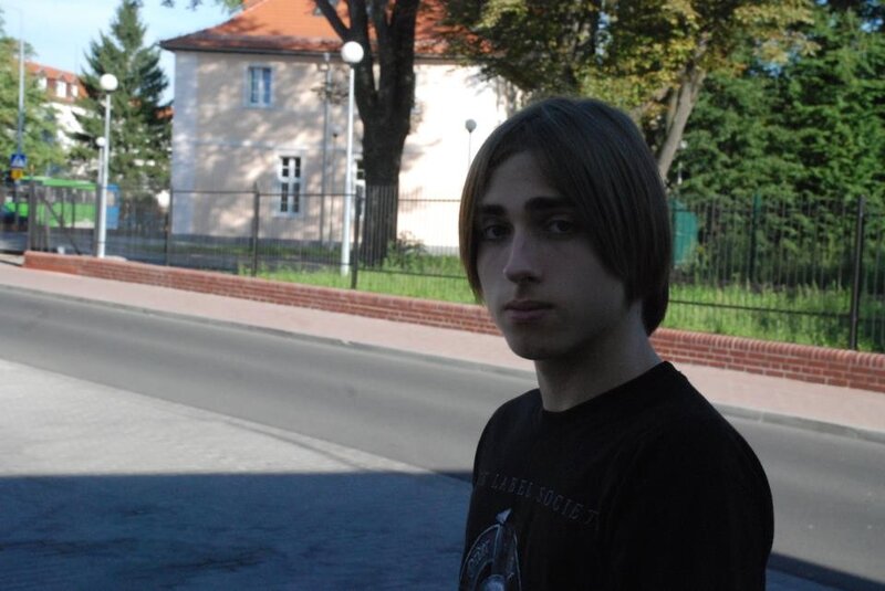 young man on street