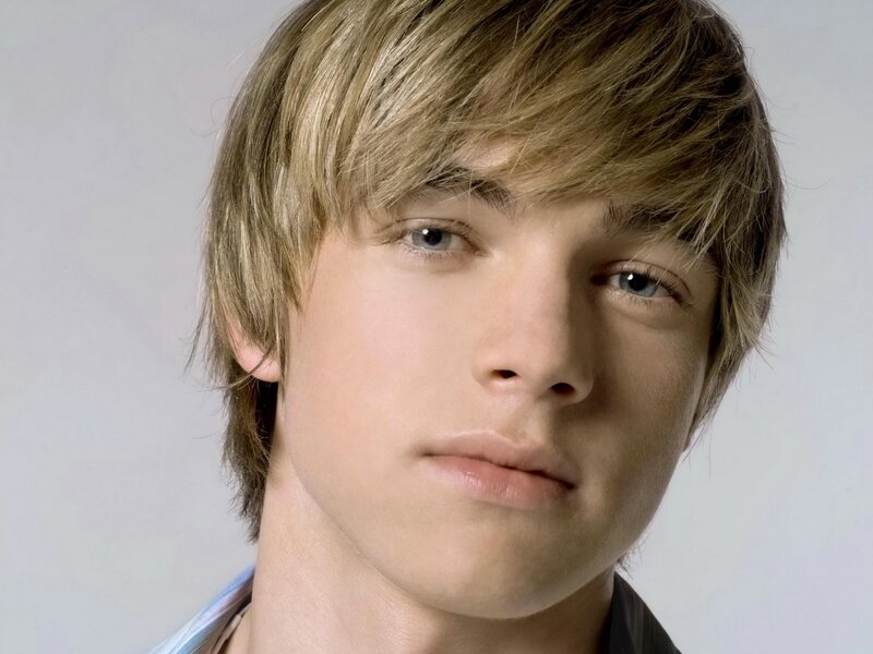 Young Man with Blonde Hair — Brown