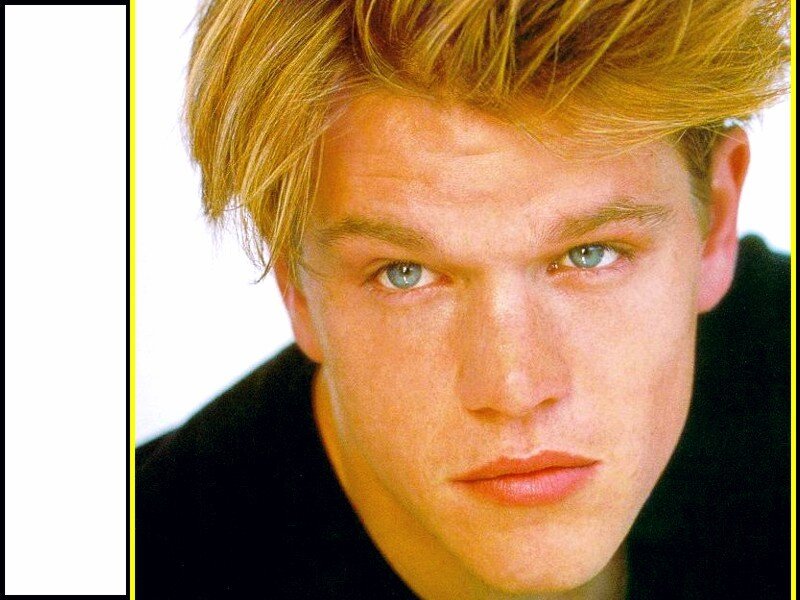 Young Man with Blonde Hair — Serious