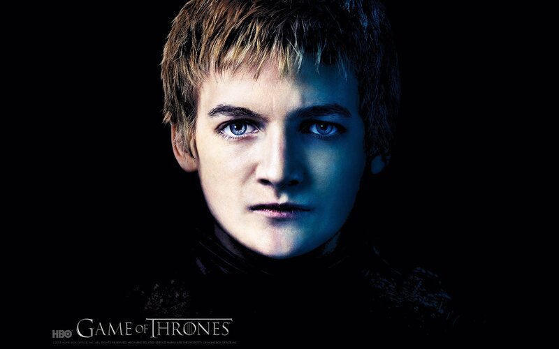 Young Man with Blue Eyes — Black, Dramatic