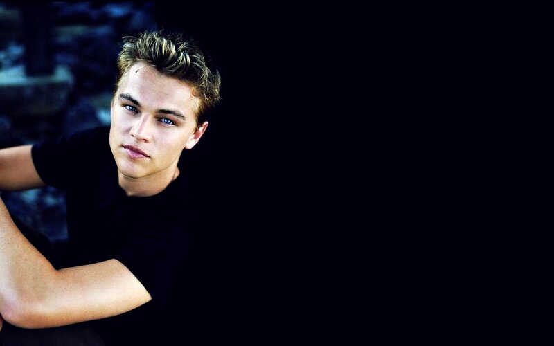 Young Man with Blue Eyes — Black