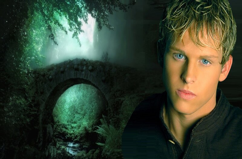 Young Man with Blue Eyes — Green