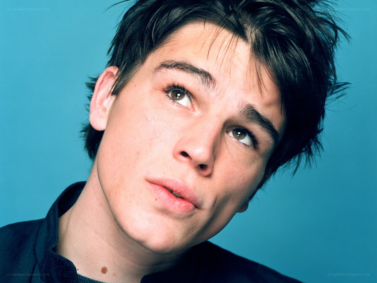 young man with brown eyes