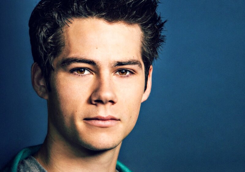 Young Man with Brown Hair — Blue