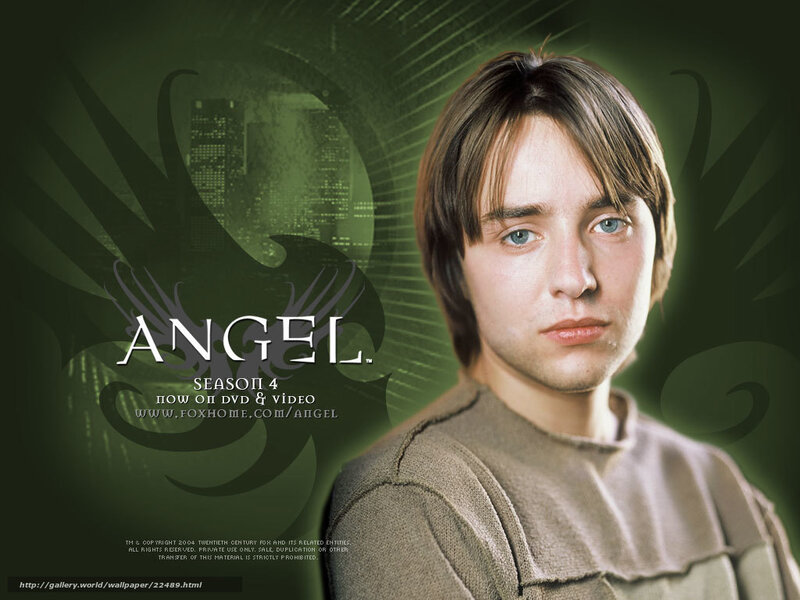Young Man with Brown Hair — Green