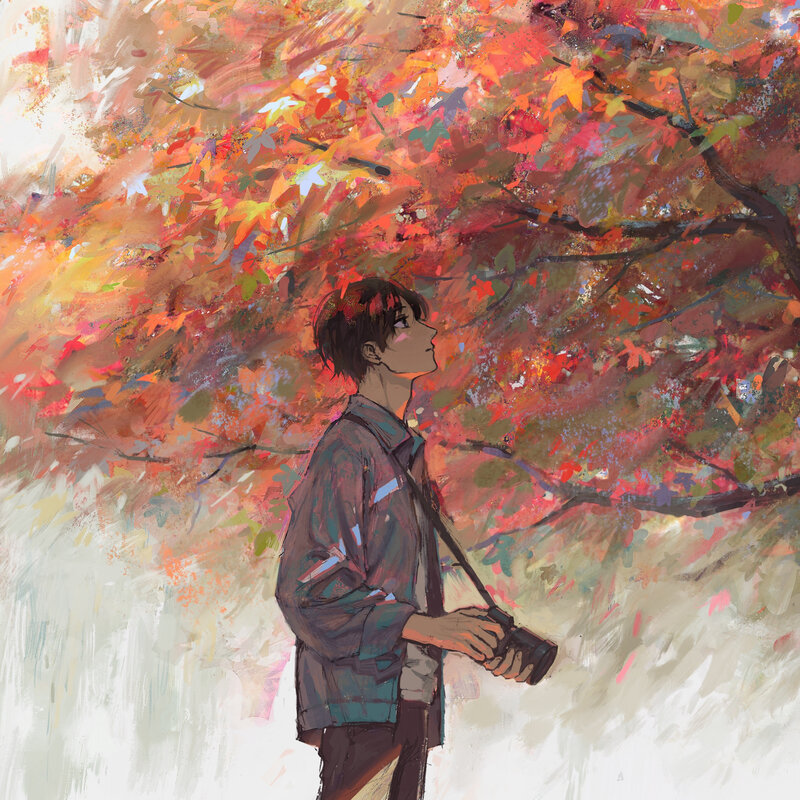 Young Man with Camera