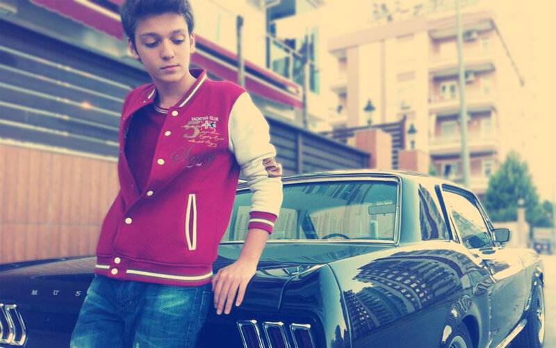 Young Man with Car