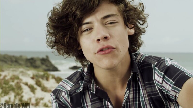 Young Man with Curly Hair — Brown, Calm