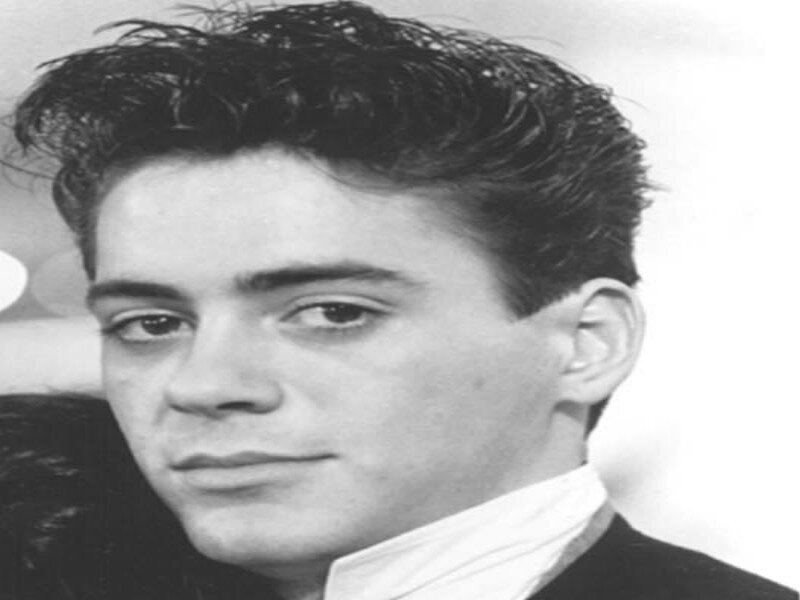 Young Man with Dark Hair — Black