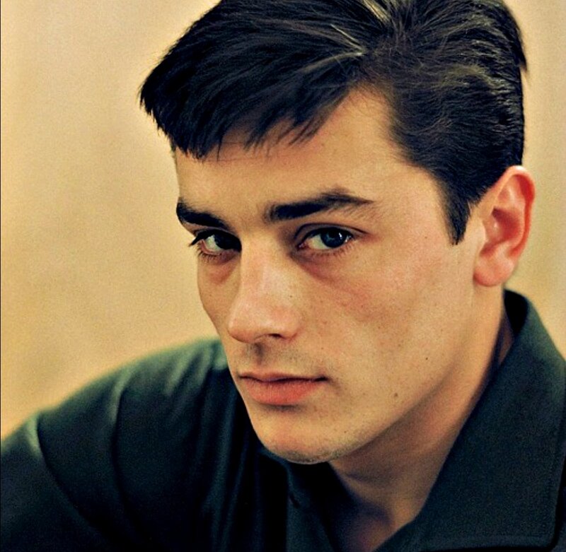 Young Man with Dark Hair — Green