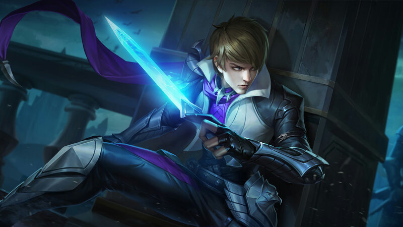 Young Man with Glowing Sword