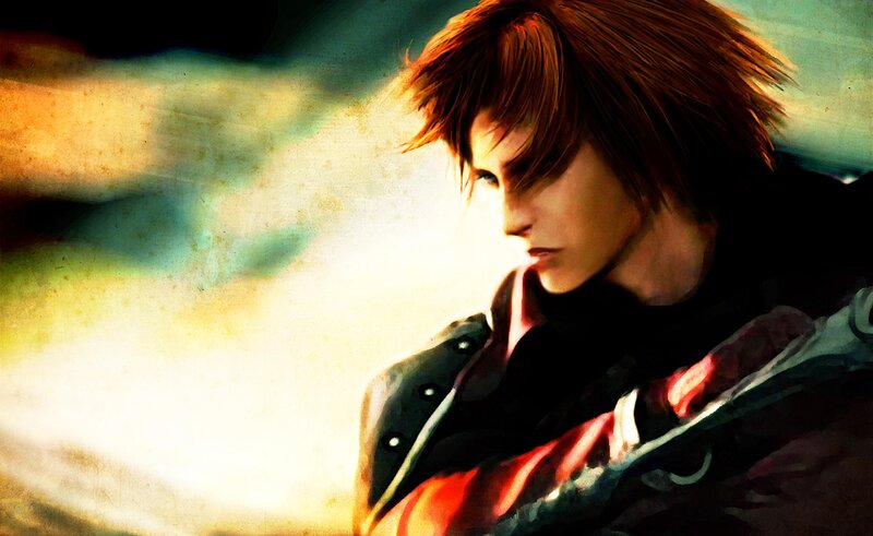 Young Man with Red Hair — Dramatic