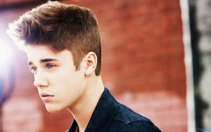 Young Man with Styled Hair — Brown