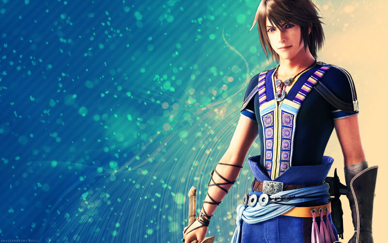 Young Man with Sword — Blue