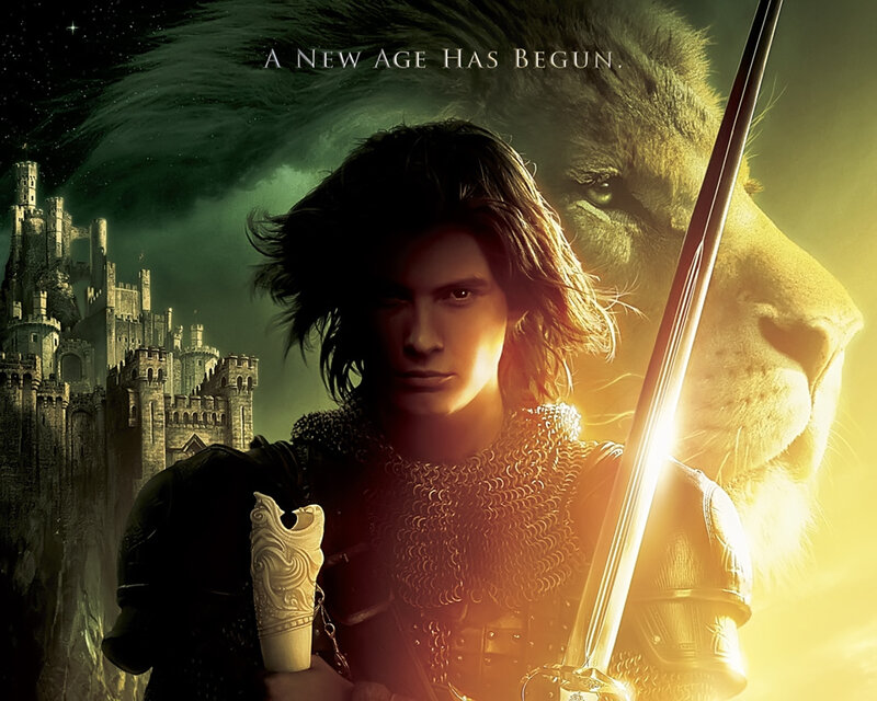 Young Man with Sword — Green, Dramatic, Night