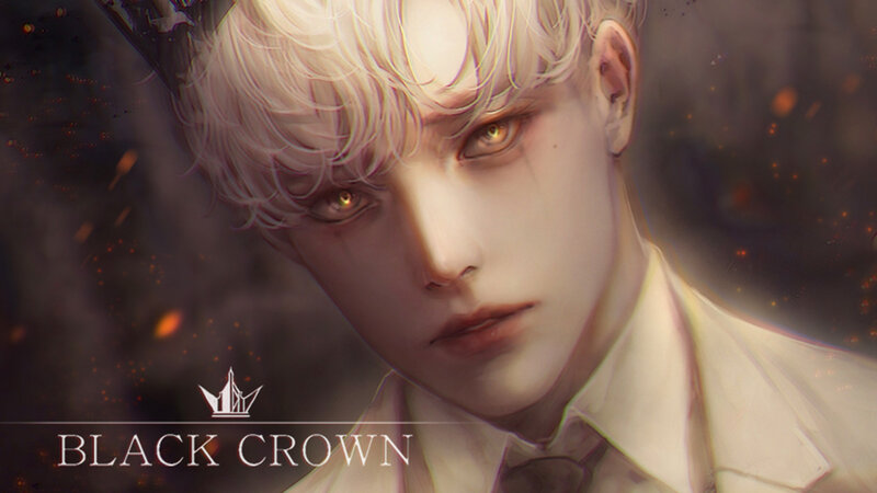 Young Man with White Hair — Dramatic, Digital Art