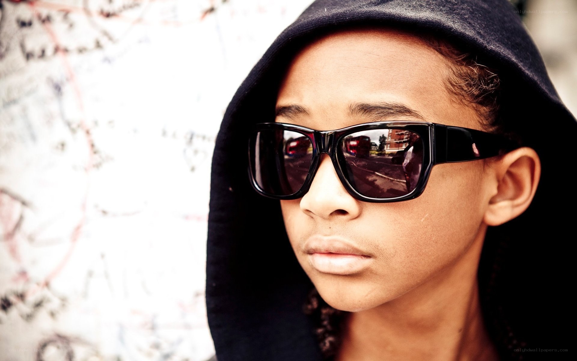 young person in sunglasses