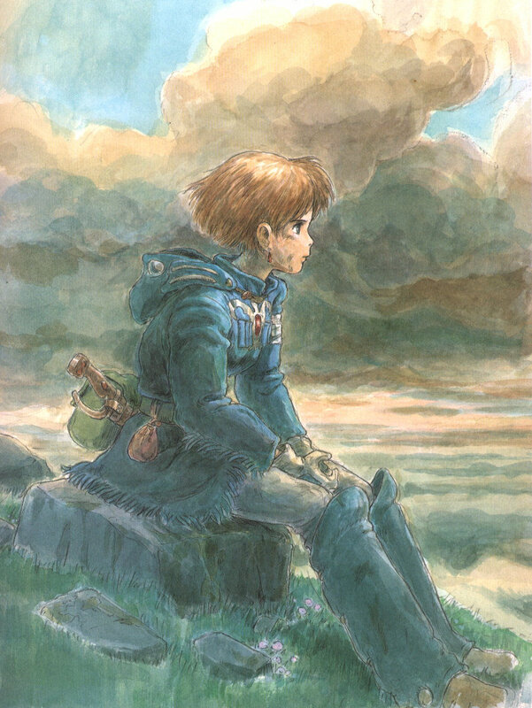young warrior gazes at horizon