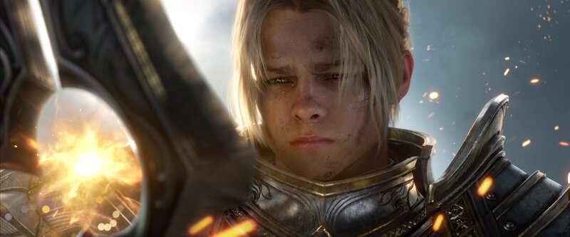 Young Warrior in Armor — Gray