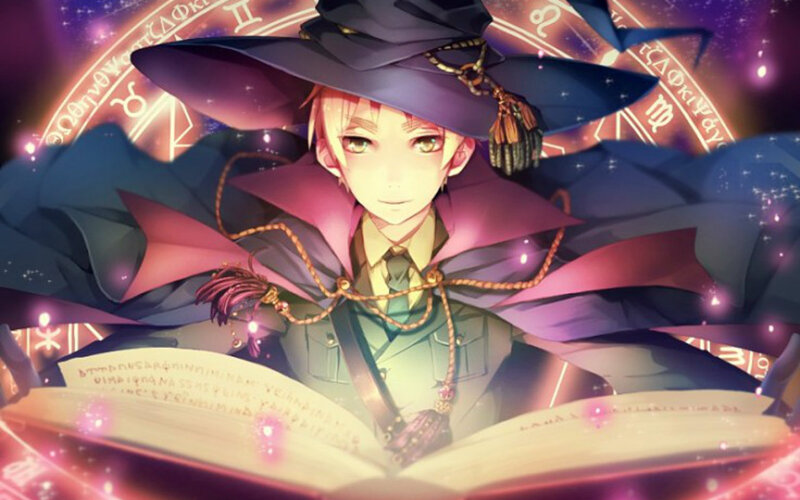 Young Wizard Reading Book