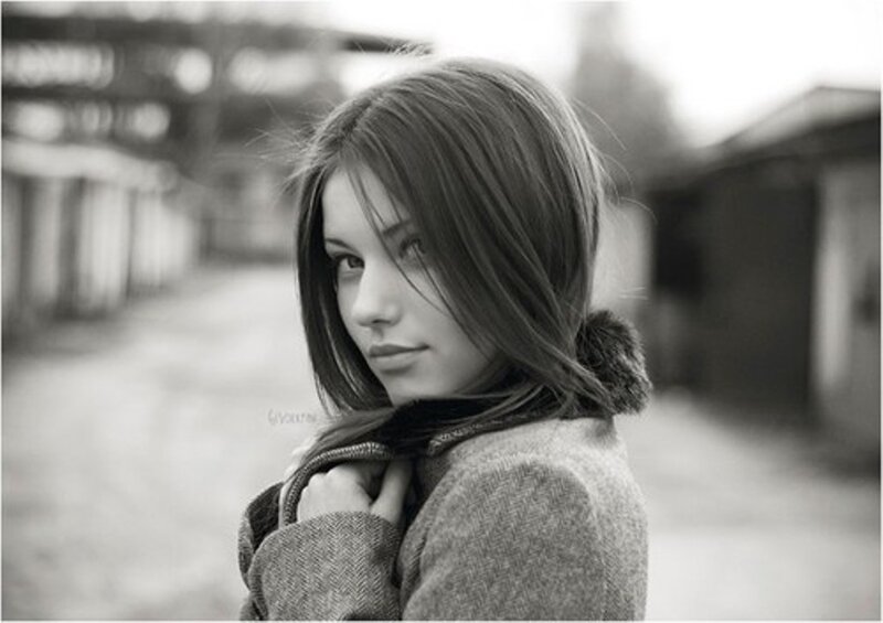 Young Woman in Coat