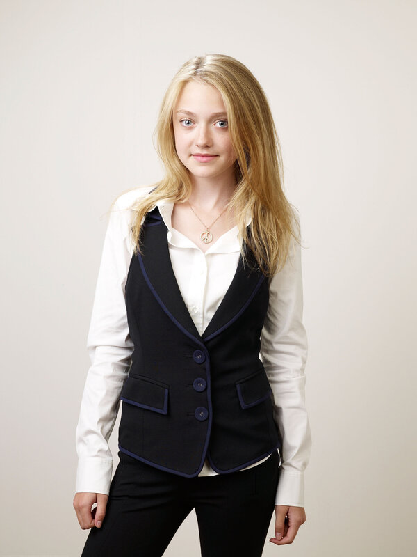 young woman in formal attire