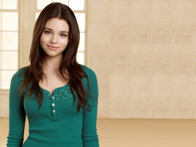 Young Woman in Green Shirt
