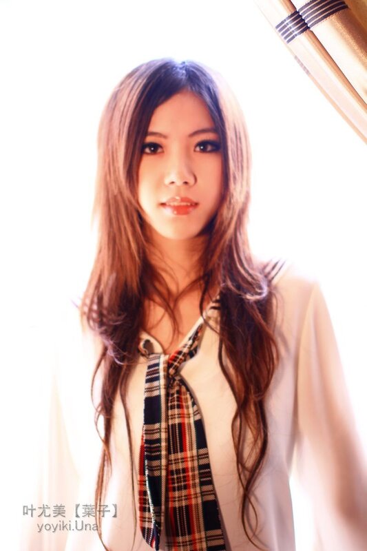 Young woman in school uniform
