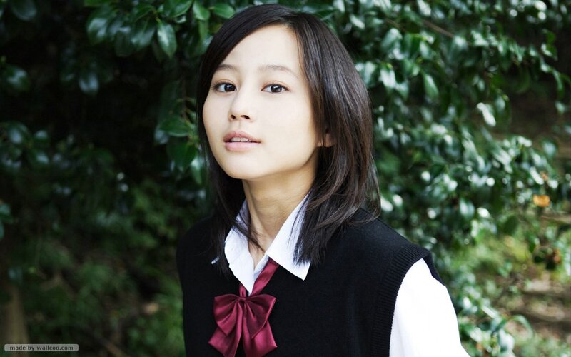 young woman in school uniform