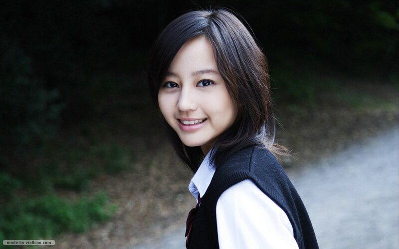 Young Woman in School Uniform — Black, Calm, Afternoon