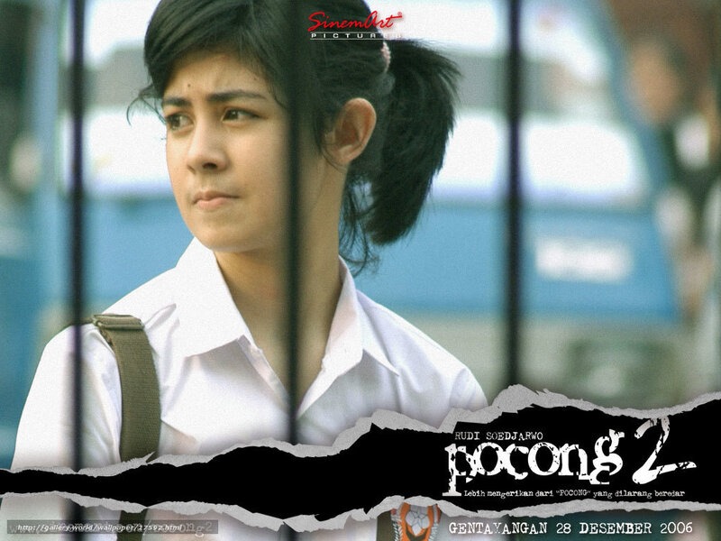 Young Woman in School Uniform — White, Serious