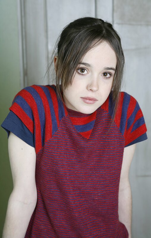 Young woman in striped shirt