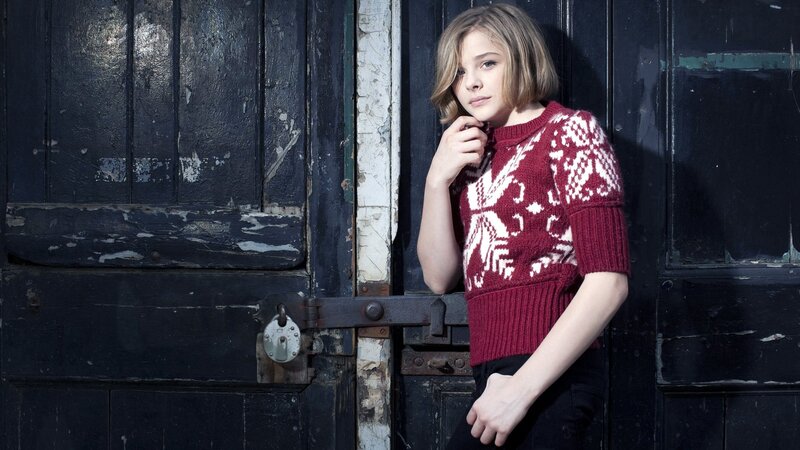Young Woman in Sweater — Red, Dramatic