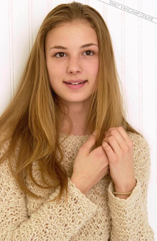 young woman in sweater
