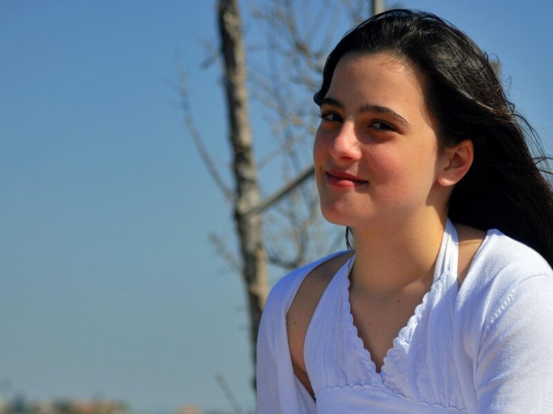 Young Woman in White Shirt — Calm, Afternoon