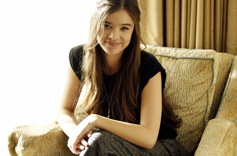 Young Woman on Couch — Black