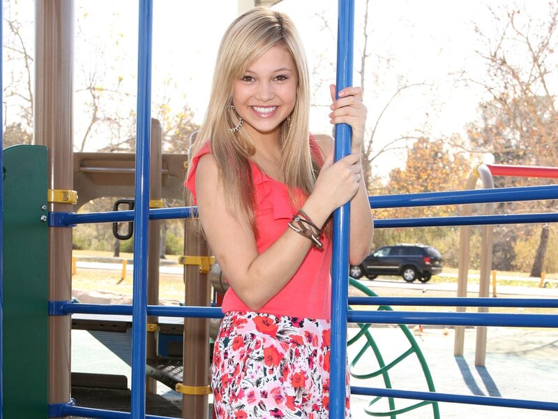 Young Woman on Playground