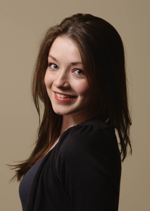 Young Woman Smiling — Black, Neutral
