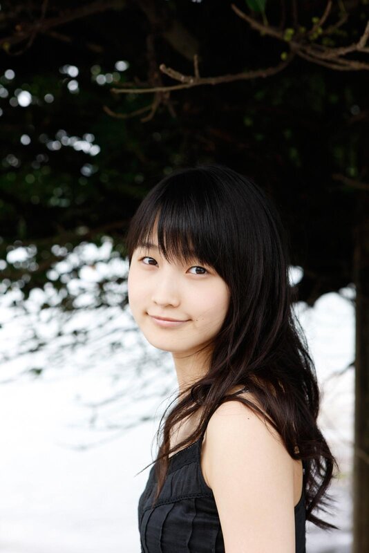 young woman with black hair