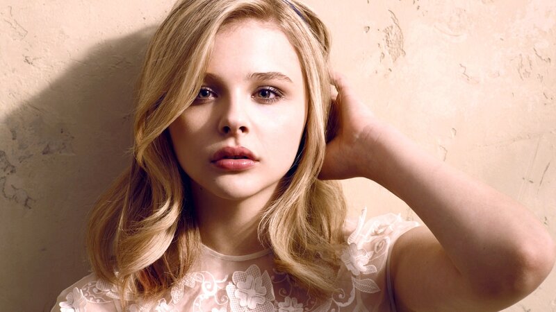 Young Woman with Blonde Hair — Beige, Dramatic, Photograph