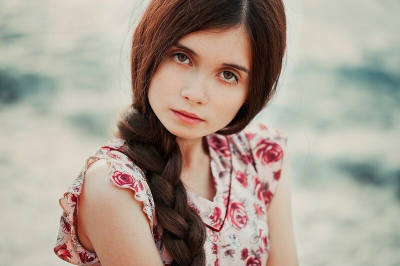 Young Woman with Braid