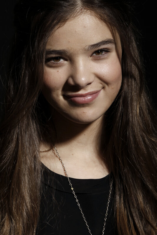 Young Woman with Brown Hair — Neutral, Photograph, Black Top