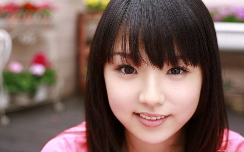young woman with dark hair