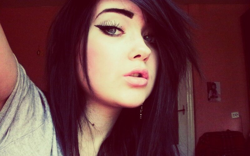 young woman with dark hair
