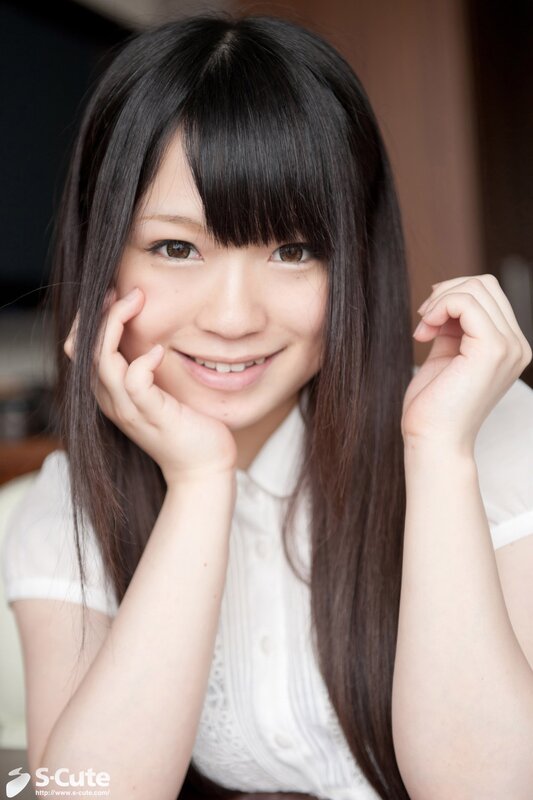 Young Woman with Dark Hair — White, Neutral