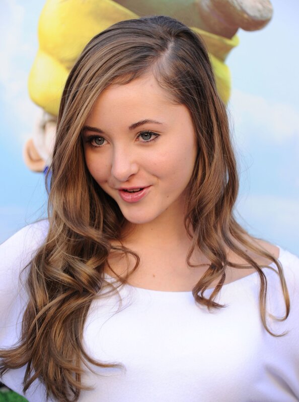 young woman with long hair